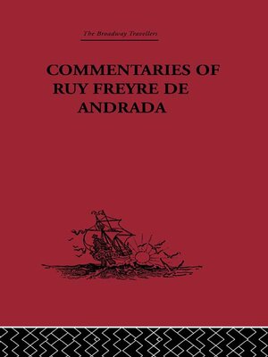 cover image of Commentaries of Ruy Freyre de Andrada